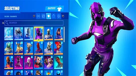 This Fortnite Locker Has 7 Rare Exclusive Skins YouTube