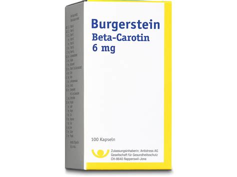 Burgerstein Beta Carotin