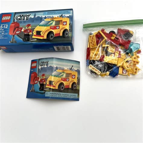 Lego City 7731 Mail Van 7732 Air Mail 7736 Coast Guard Quad Bike 7737 Scooter 4w Ebay