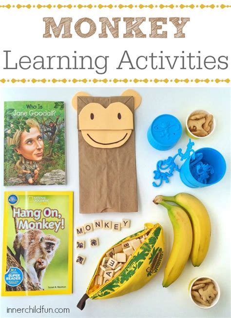 Monkey Learning Activities! - Inner Child Fun