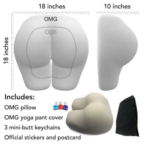 Buttress Pillow - Natural, Soft, Supportive, Ergonomic Butt-Shaped ...