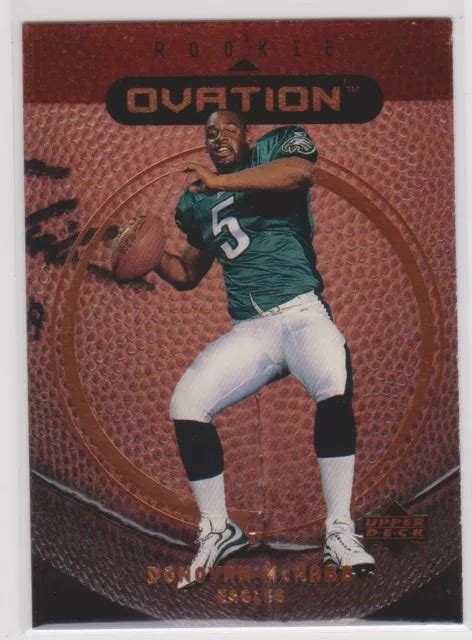 Donovan Mcnabb 1999 Upper Deck Ovation Rookie Eagles Redskins Syracuse Orange S2 Eur 4 42