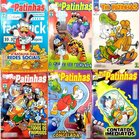 Kit 6 Revistinhas Gibis Quadrinhos Tio Patinhas Disney 22 MercadoLivre