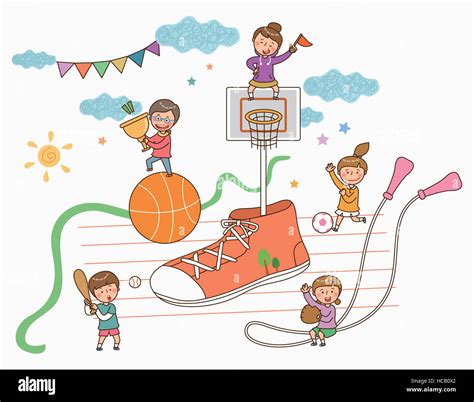 Illustration Representing Pe Class Stock Photo Alamy