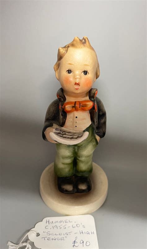 Vintage Marked Hummel W Germany Ceramic Boy Singing Etsy