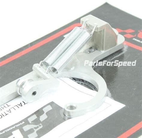 Prp 1022 Throttle Bracket Edelbrock Carb Ford Cable Return Spring Silver Usa Ebay