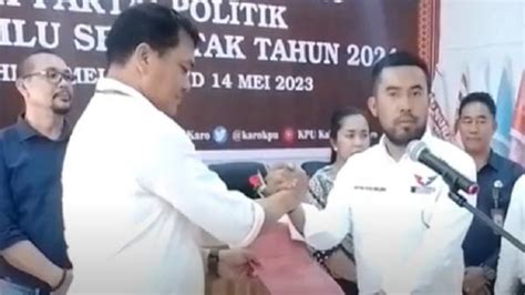 Dpd Partai Perindo Karo Daftarkan Bacaleg Ke Kpu