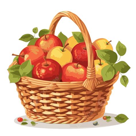 Apple Basket Clip Art