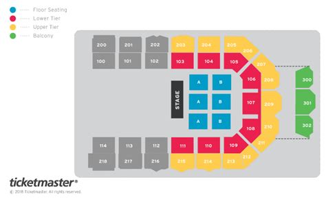 Dream Theater Seating Plan - Utilita Arena Newcastle