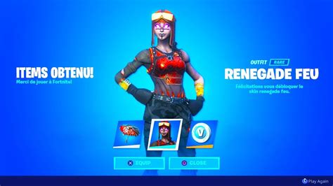 COMMENT OBTENIR Le SKIN FOURNAISE Sur FORTNITE Renegade Raider