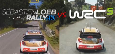 Sébastien Loeb Rally EVO vs WRC 5 PS4 Graphics Comparison YouTube