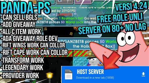 Bisa Unli Item Find Gtps Terbaru Growtopia Private Server