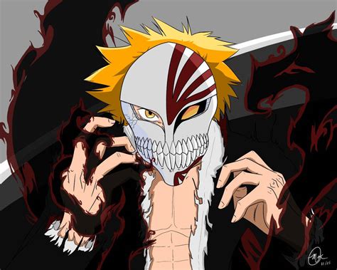 Hollow mask Ichigo by Macruler on DeviantArt