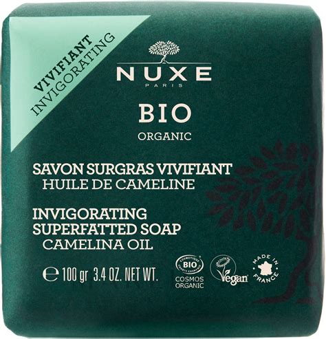 Nuxe Bio Organic Vivifying Surgras Soap Savon L Huile De Cameline