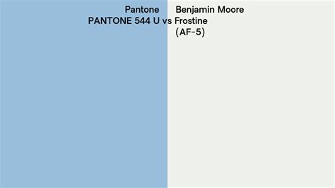 Pantone 544 U Vs Benjamin Moore Frostine AF 5 Side By Side Comparison