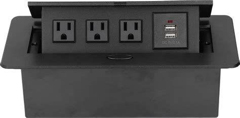 Odorkle Caja De Toma De Corriente Con Puertos De Carga USB DC5V 2 1A