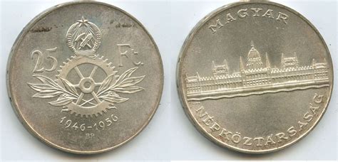 Ungarn Magyar N Pk Zt Rsas G Forint Silber Bp Budapest H