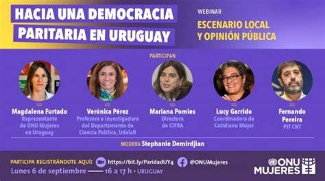 Último Webinar Del Ciclo Hacia Una Democracia Paritaria En Uruguay