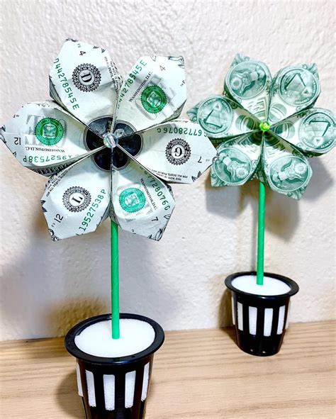 Money origami money flower origami flower money bouquet | Etsy