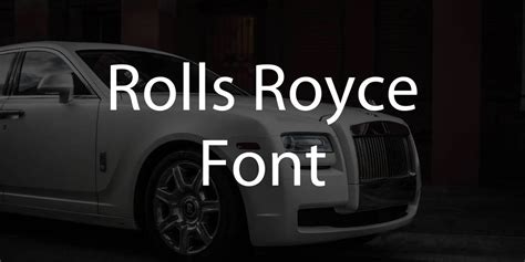 C P Nh T V I H N V Rolls Royce Logo Font M I Nh T Coedo Vn