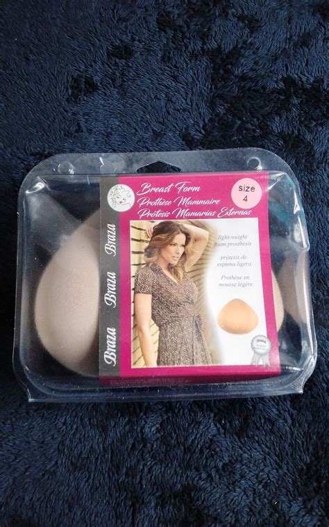 Braza Foam Mastectomy Breast Form Prosthesis Bra Insert Pad Size New