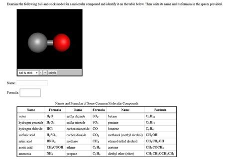 Solved Examine The Following Ball And Stick Model For A Molecular