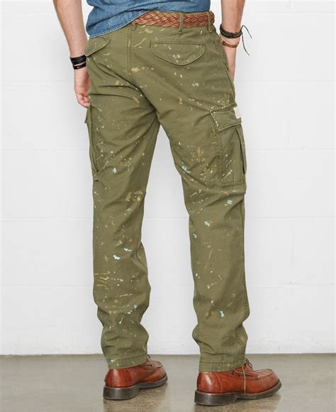 Lyst Denim Supply Ralph Lauren Slim Fit Cargo Pants In Green For Men