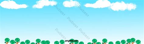 Blue Sky Cartoon Background Cartoons | PSD Free Download - Pikbest