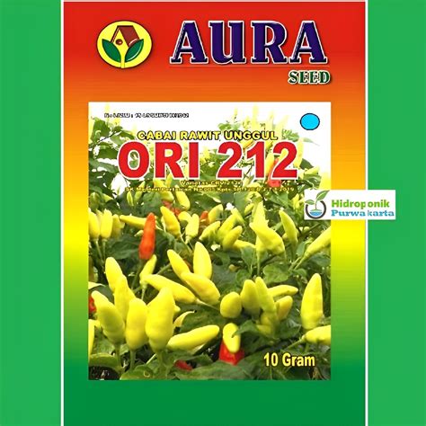 Jual Benih Cabe Rawit Ori Cap Aura Seed Isi Gram Kemasan