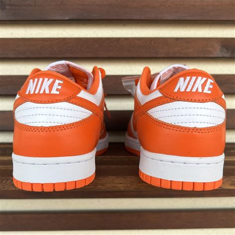 Nike Dunk Low Orange Blaze Syracuse' Tg.43 - Depop