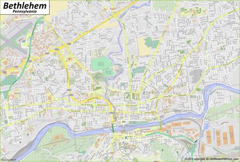 Bethlehem Map | Pennsylvania, U.S. | Discover Bethlehem with Detailed Maps