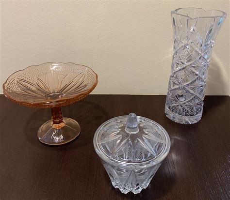 Конфетница салатница фруктовница ваза сахарница хрусталь СССР Чехия ...