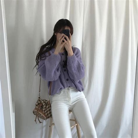 M I R I Purple Fashion Outfit Purple Outfits Femininity Style