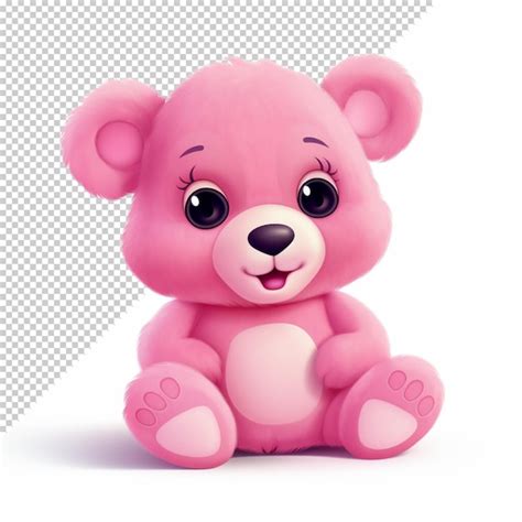 Premium Psd Teddy Bear Isolated On Transparent Background