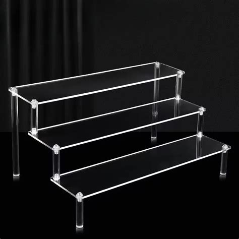 1 5 Tiers Acrylique Transparent Pr Sentoir Rack Etag Re Transparente