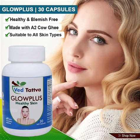 Buy Ved Tattva Glow Plus Capsule Ayurvedic Herbal Formulation For