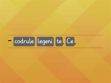 Ce Te Legeni De Mihai Eminescu Unjumble