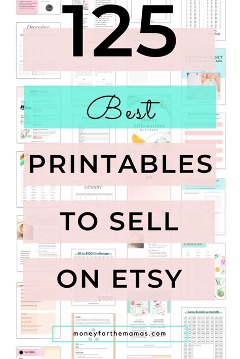 125 Popular And Profitable Digital Products To Sell On Etsy