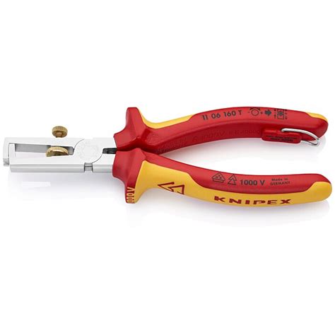 Knipex Abisolierzange Mit Ffnungsfeder Universal Mm Verchromt