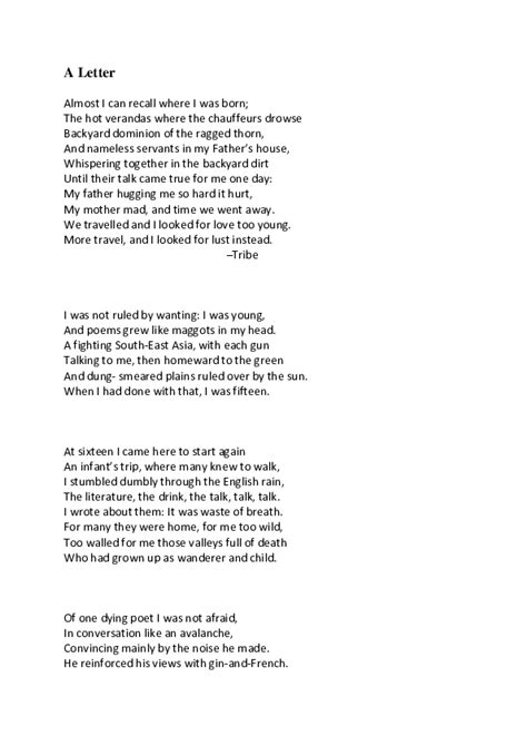 The Wanderer Poem Summary Pdf | Sitedoct.org