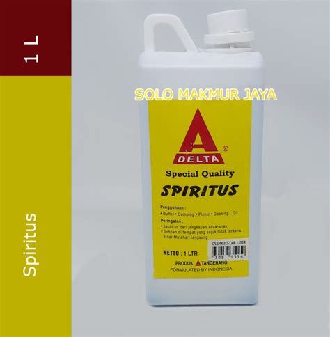 Delta Spiritus Cair 1 Ltr L Liter Liquid Lazada Indonesia