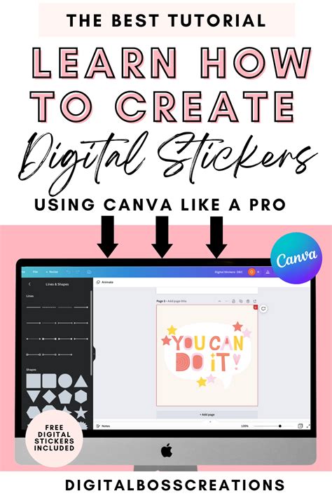 How To Make Digital Stickers Using Canva For Free Artofit