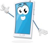 Mobile Phone Cartoon Vector Character Illustrations Graphicmama