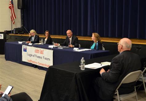 Stonington Selectman Candidates Debate Wide Range Of Topics Stonington