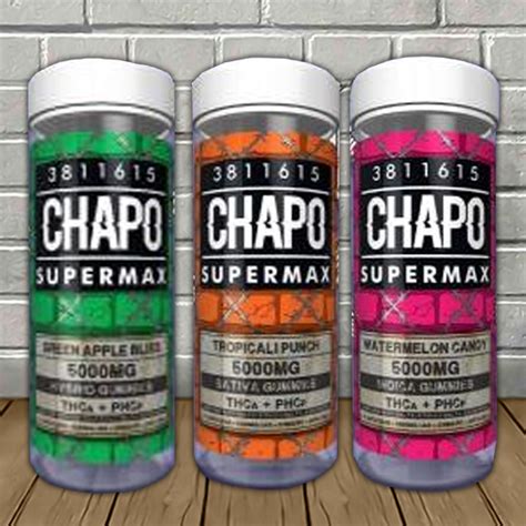 Chapo Extrax Thca Phcp Supermax Gummies 5000mg Great Cbd Shop