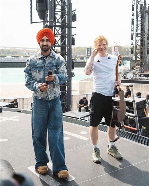 In Pics Bts Of An Epic Collaboration Between Diljit Dosanjh And Ed