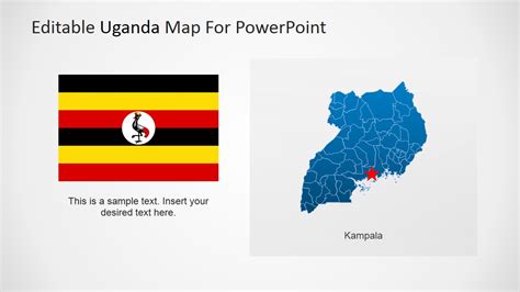 Editable Uganda Powerpoint Map Slidemodel