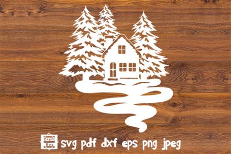 Christmas Scene Svg, Winter Scene Svg Graphic by Craft Box · Creative ...