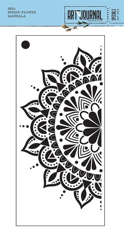 Pin on Dibujos | Mandala stencils, Flower mandala, Stencils