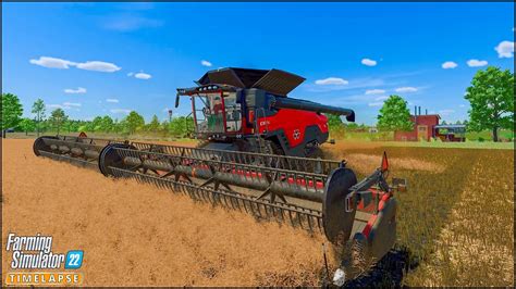 Harvesting Barley Canola Colecting Straw Zielonka Ep 82 FS22